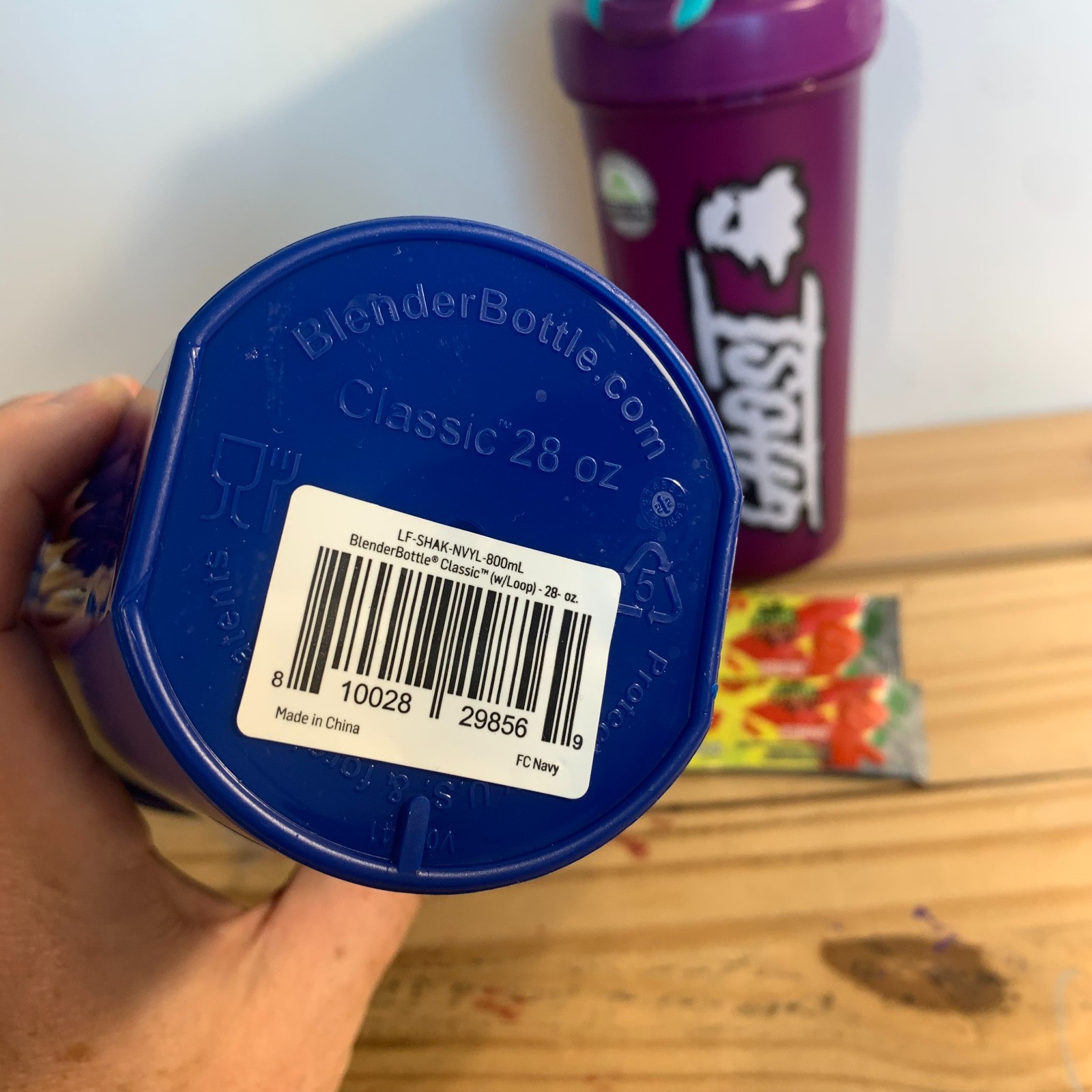 GHOST LIFESTYLE 2 Two 28oz Classic Blender Bottles With Blender Ball NEW