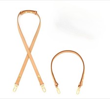 New 2-in-1 crossbody and shoulder leather button adjustable strap vachetta