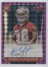 2015 Panini Prizm Rookie Signatures Violet Mosaic 44/50 Kwon Alexander Auto 0rz7