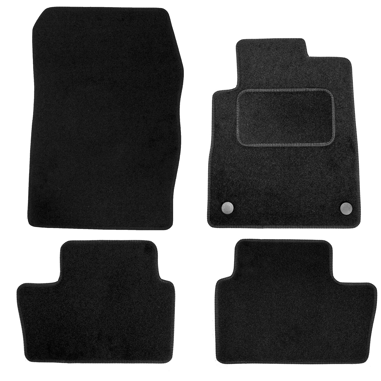 For Nissan Juke Car Mats Tailored Carpet 2020 onwards 4pc Black Floor Set F16