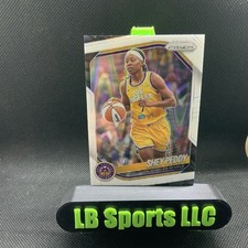 2025 Panini Prizm WNBA Shey Peddy White Seismic Prizm #136 Sparks
