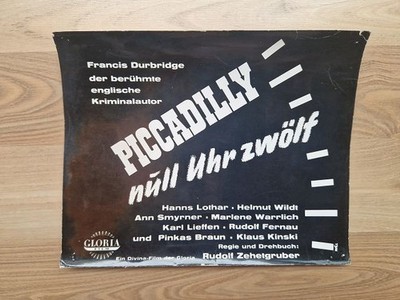 Piccadilly null Uhr zwölf,Deckblatt,Nr,Aushangfoto ,(#60)