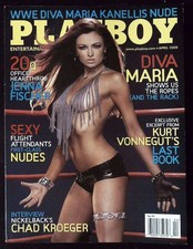 PLAYBOY April 2008 WWE MARIA KANELLIS Regina Deutinger JENNA FISCHER @ LIKE NEW
