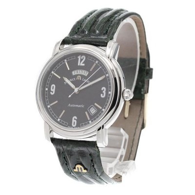 Maurice Lacroix Pontos PT6027 38mm SS Black Dial Automatic Watch #C10783
