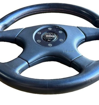 MOMO Speed 4 Steering Wheel 360mm Black Leather JDM 86 NA NB Civic