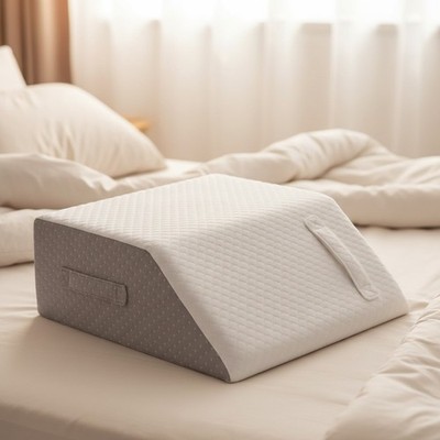 Memory Foam Leg Elevation Pillow   Ideal for Post-Surgery Recovery (23.6x16.8x8)