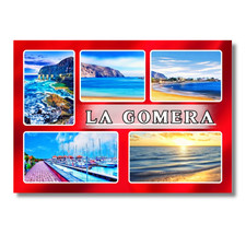 IMÁN NEVERA LA GOMERA - LA GOMERA SOUVENIR - ESPAÑA 100916
