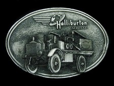 TA15151 VINTAGE 1982 **HALLIBURTON SERVICES** OILFIELD BELT BUCKLE