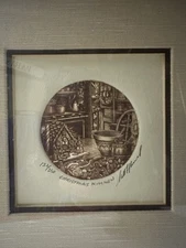 Scott Fitzgerald Etchings - Limited Edition 132/250 “Christmas Kitchen”- Signed