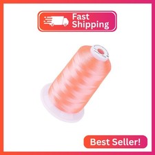 Simthread 5500Yds Embroidery Thread, 5000M High-Yardage 40WT 100 Polyester Thre