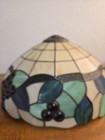 Tiffany Style 16x11” Stained Glass Multicolor Fruit Lamp Shade Only — photo 3