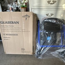 Medline Guardian Basic Steel Rollator 4-Wheel Walker Blue MDS86850EBS