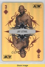 2023 Upper Deck AEW All Elite Wrestling Gold Jay Lethal 3 of Diamonds READ 1s3j
