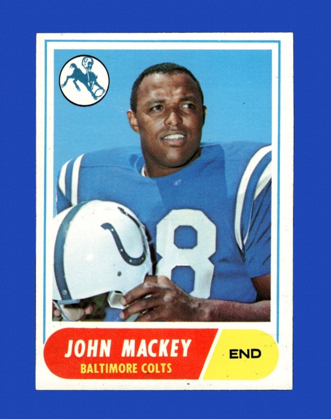 1968 Topps Set-Break # 74 John Mackey EX-EXMINT *GMCARDS*