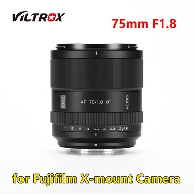 VILTROX 75mm F1.8 EVO AF Large Aperture Prime Lens for Fujifilm X-mount Camera