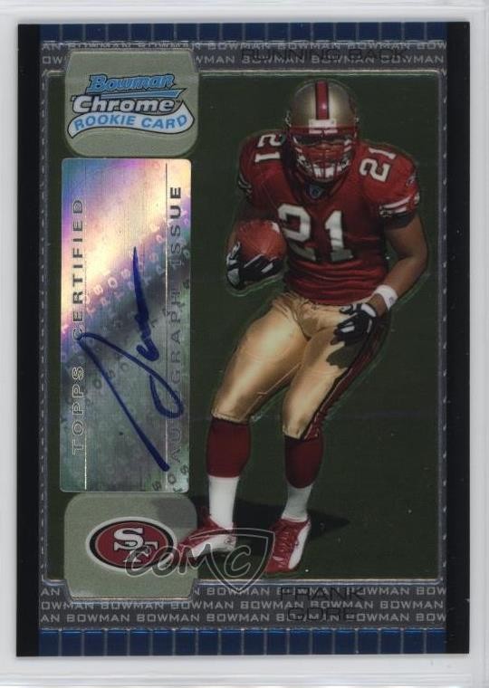 2005 Bowman Chrome Frank Gore #259 Rookie Auto RC 18kw