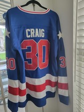 Jim Craig 1980 Team USA Miracle On Ice Hockey Jersey 2xl
