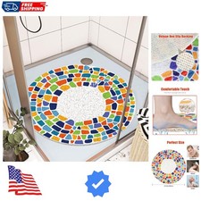 Shower Mat Non-Slip, Soft Comfort Bath Mat wi...
