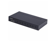 StarTech 8-Port DisplayPort KVM Switch with 1U Rack Mount Kit - 4K 60Hz DP 1.2 -