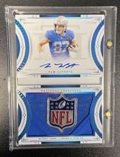 Sam LaPorta 2023 National Treasures Rookie Jumbo Auto Booklet 1/1 NFL SHIELD RC