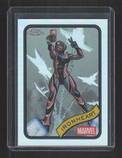 2025 Topps Chrome Marvel Refractor IRONHEART #71!
