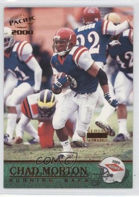 2000 Pacific Rookie Copper 10/75 Chad Morton #430 Rookie RC 0a1
