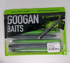 GOOGAN BAITS LUNKER LOG RESERVE Limited Edition OG GOOGAN 8pk 5" Fishing NIP
