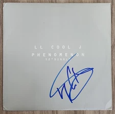 LL Cool J Signed Phenomenon Vinyl Record 12" Single Hip Hop LEGEND RAD