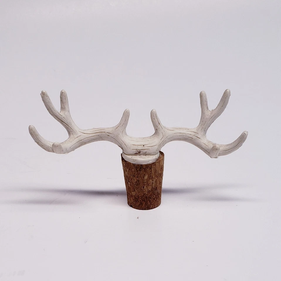 Sellador de botellas de vino de champán de corcho tapón de vino tinto con cuerno Foto 3 de 4