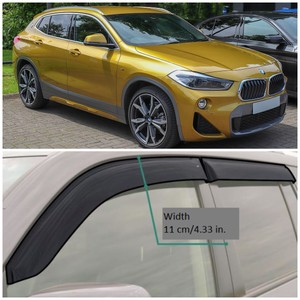 Be 窗户遮阳板guard 通风口宽导流板适用于宝马x2 F39 17 Ebay