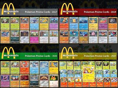 All McDonalds [2017-2023] - Official Holo & Non-Holo Pokemon Cards 