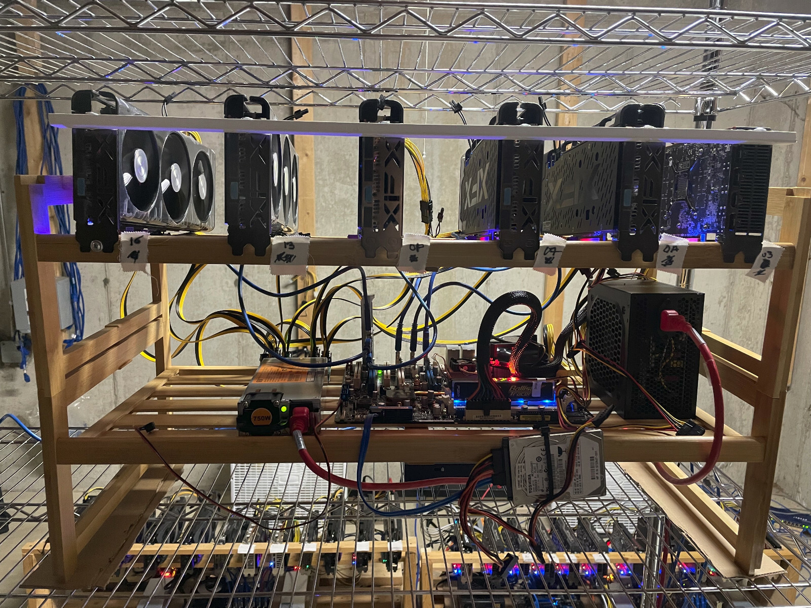 cheap crypto currency mining rigs