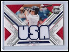 2019 Panini Elite Extra Edition #USA-SB Seth Beer USA Materials Black