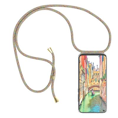 Für Huawei Honor VIEW20 Hülle mit Kette Band Seil Handy Case zum Umhängen Bunt