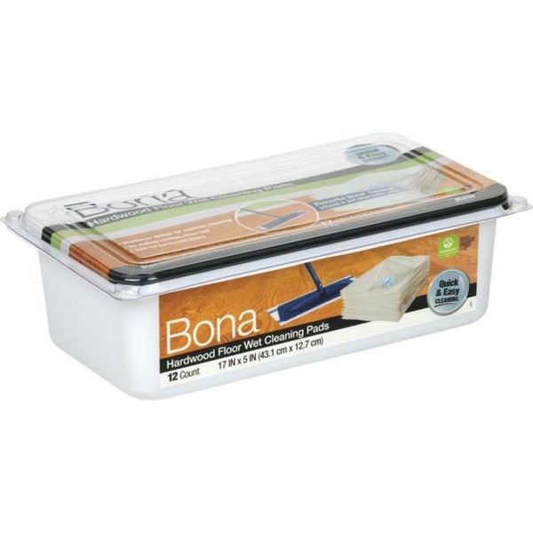 Bona Hardwood Floor Disposable Wet Cleaning Pads Pack 2 for sale