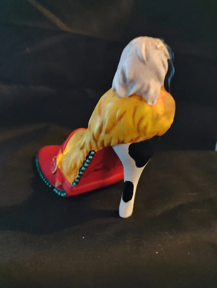 Disney Parks Cruella De Vil Shoe Ornament 101 Dalmatians Runway High Heel - Image 2 of 4