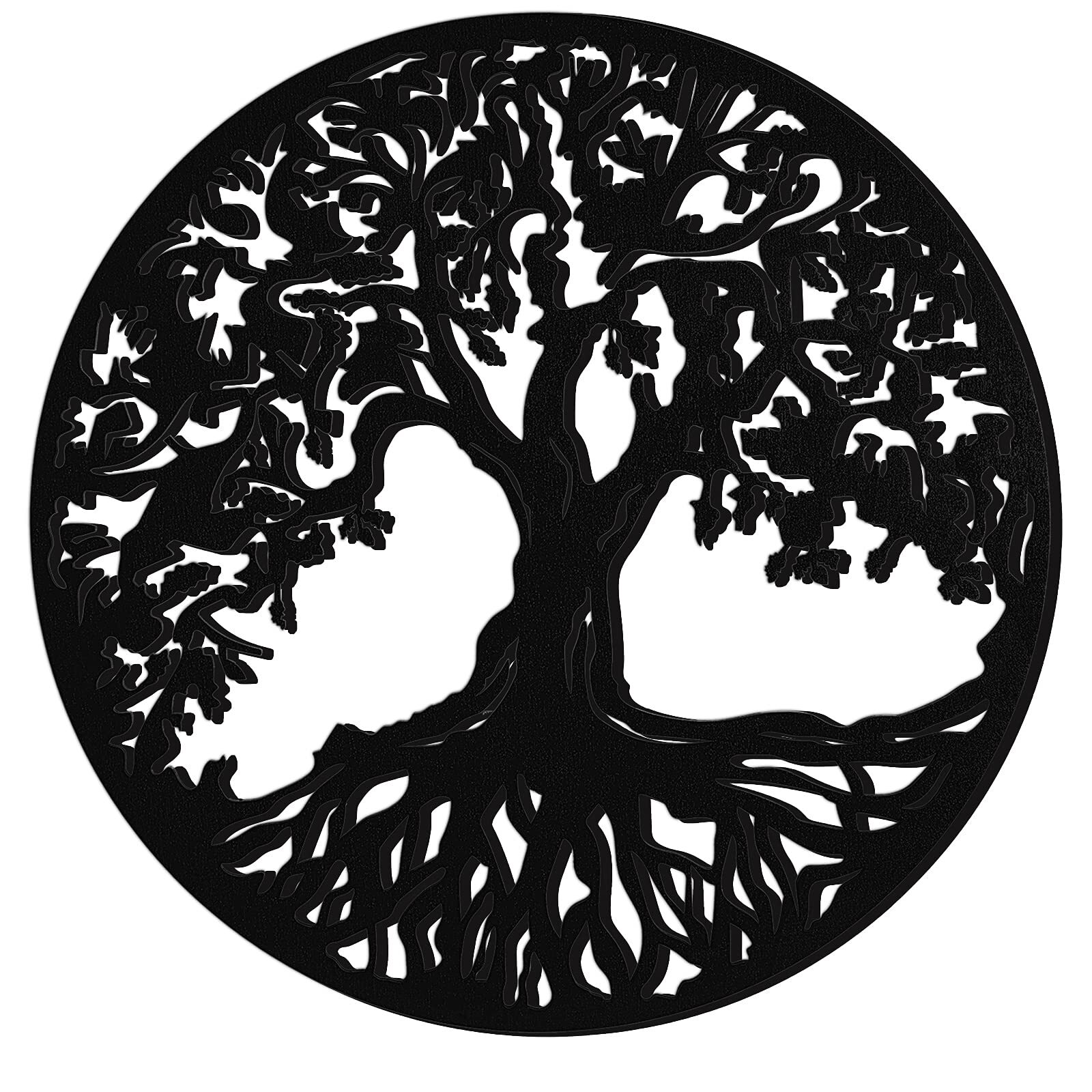 Tree of Life Wooden Wall Art Decor Wooden Tree Wall Sculpture 11.8 Inch Tree ...