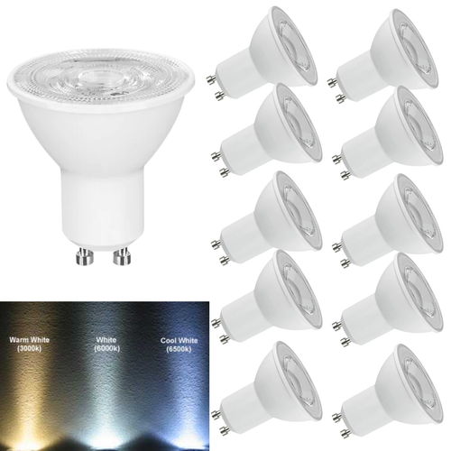 LED GU10 Light Bulbs Warm Cool White Spotlight Energy Saving 230V - Picture 6 of 8