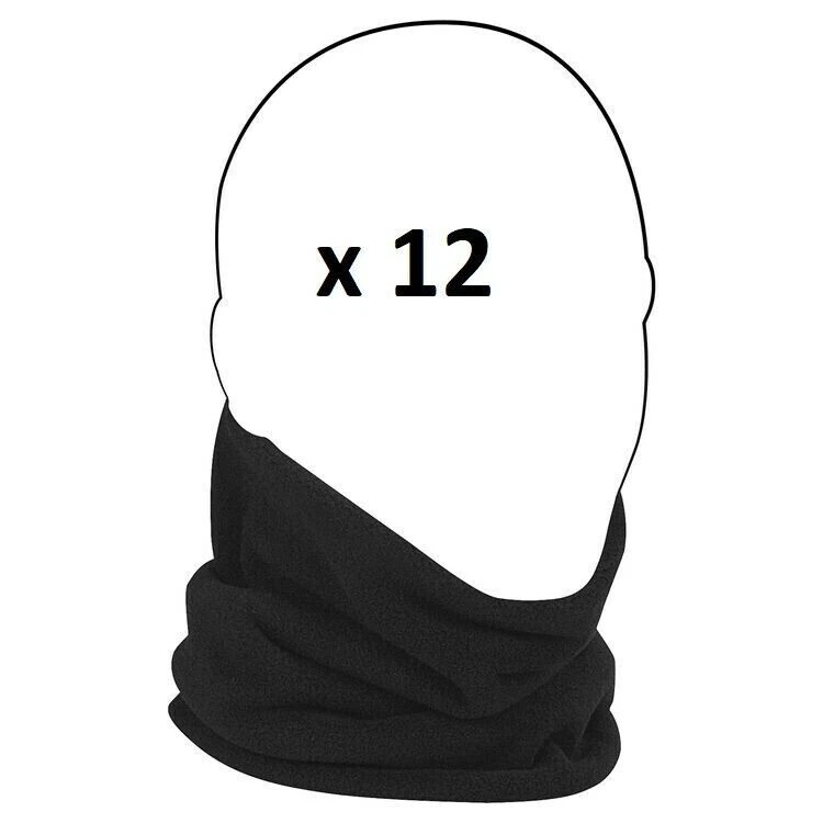 12x Black Fleece Winter Neck Warmer Tube Biker Balaclava Snood Scarf Mask
Opens in a new window or t