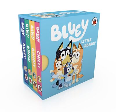 Bluey Little Library Box Set Join Bluey Bingo Chilli and Bandits New Adventure
