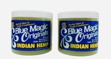 Blue Magic Indian Hemp Herbal Hair Scalp Conditioner  2 jar  12oz / 340g Each