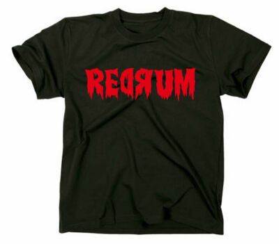REDRUM Murder The Shining T-Shirt Kult Jack Nicholson Movie Stephen King 80s