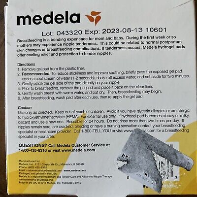 Medela Tender Care Hydrogel Pads Soothing Gel Pads, 4 pack