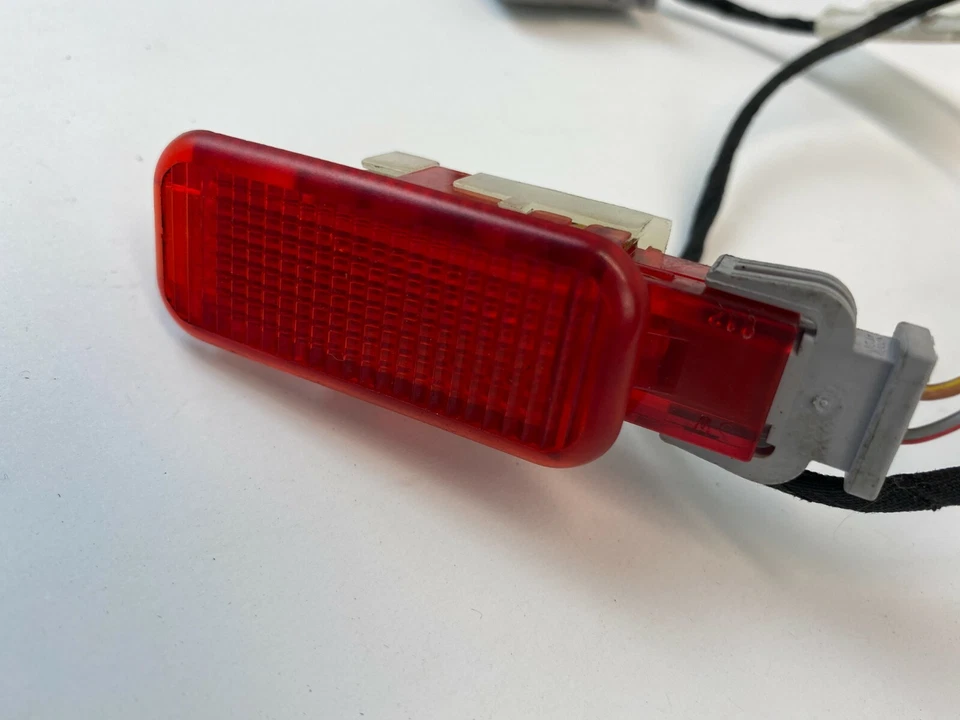 1999 2000 2001 Audi A4 A4 Quattro Rear Left Side Door Light Lamp W/ Harness OEM - Image 3 of 4