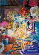 Puzzle Disney "Tinker Bell" Hologramm 300 Teile Tenyo Japan D-300-068
