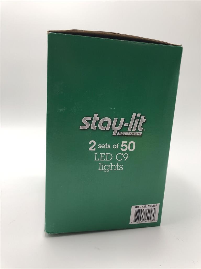 Sylvania Staylit Platinum Old Fashioned Multicolor Christmas C9 LED