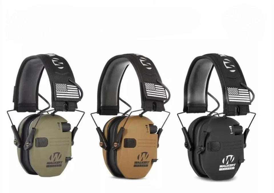 Walkers Razor Electrónico Disparo Oreja Manguito Delgado Disparo Anti-ruido Auricular Foto 2 de 4