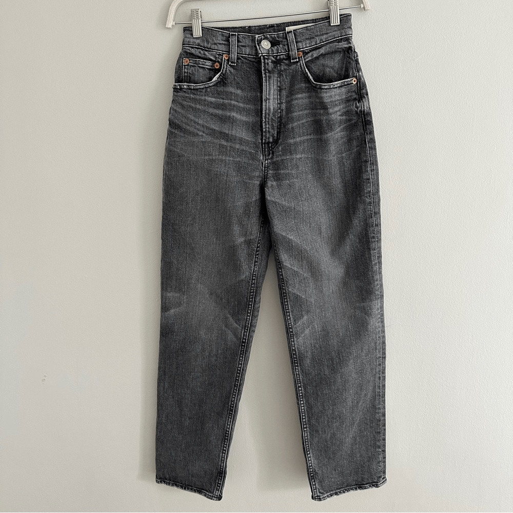 MOUSSY PLAIN JEANS STRAIGHT SLIM IN SIZE 25