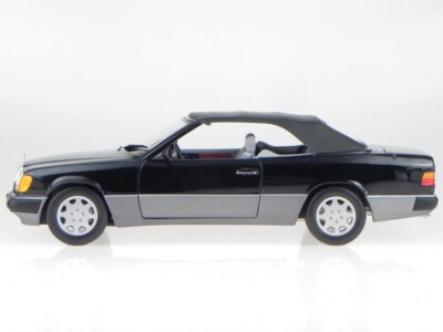 NOREV MERCEDES BENZ W124 300CE Cabrio Soft Top Black 183566 1:18