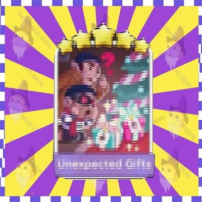 '' Unexpected Gifts '' Sticker Card for Mono'GO 5 Stars CHEAPEST & FAST DELIVERY 